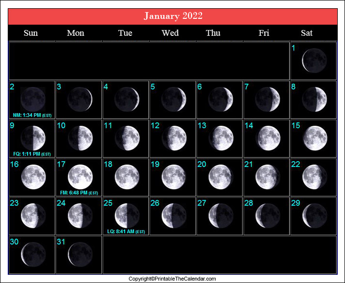 moon calendar february 2022 calendar 2022