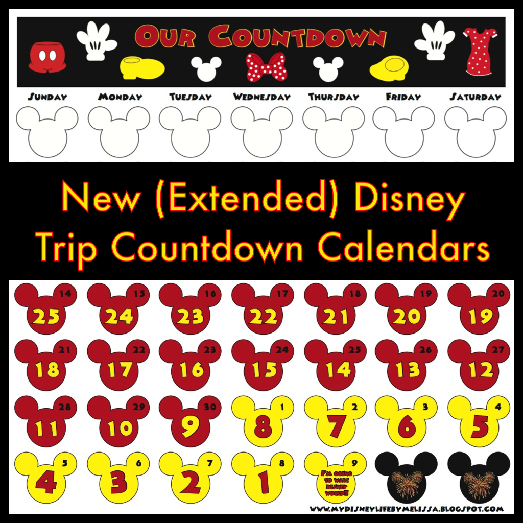 My Disney Life New Countdown Calendar