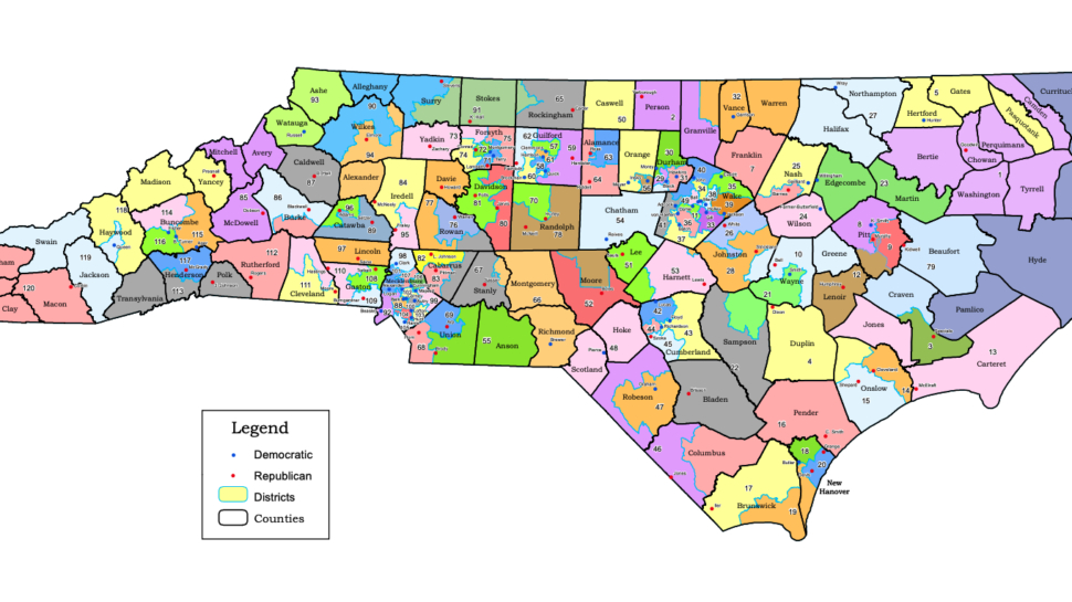 New State District Maps For North Carolina Avltoday