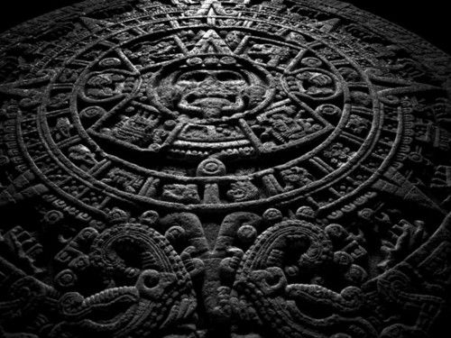 Nine Ten Eighty Aztec Calendar Mayan Art End Of The World