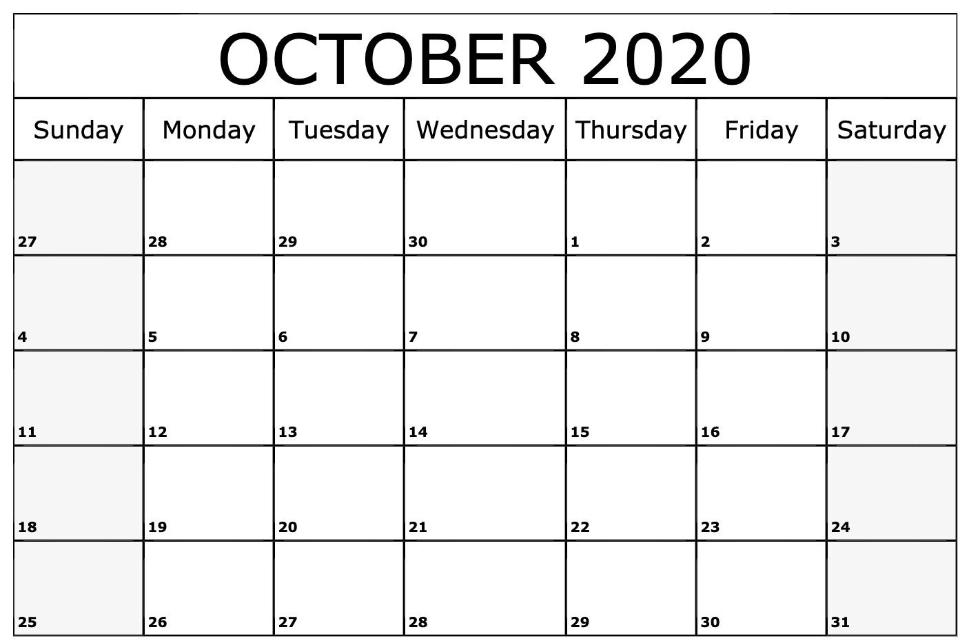 october 2020 calendar printable template july calendar