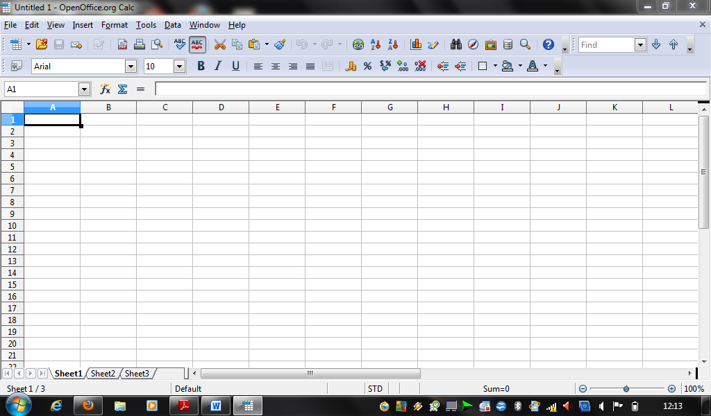 Openoffice Tutorial 1 What Is Spreadsheet Newest Think