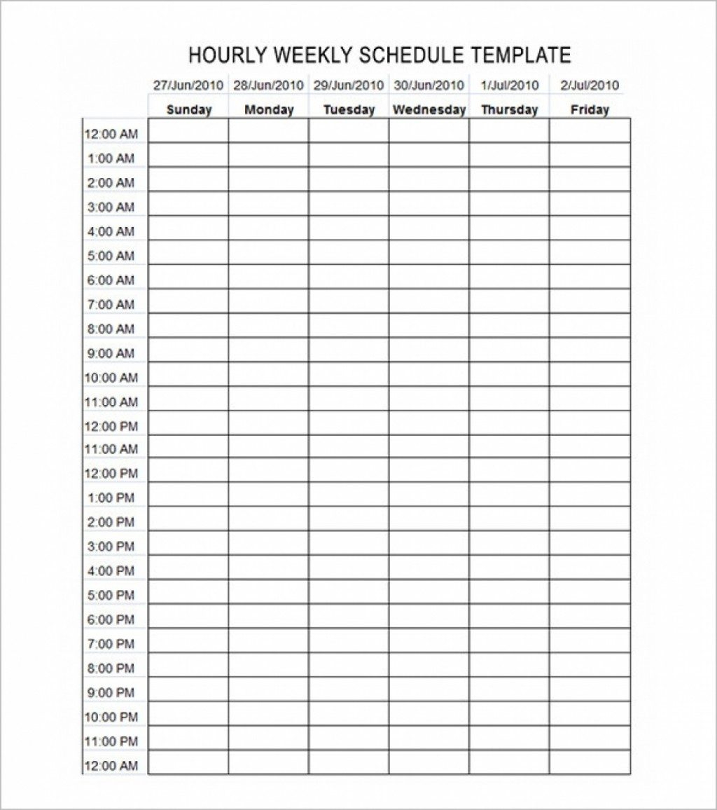 Printable 24 Hour Daily Planner Template Business Psd