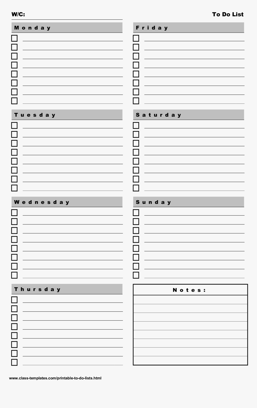 printable to do list 7 days a week portrait main image 2