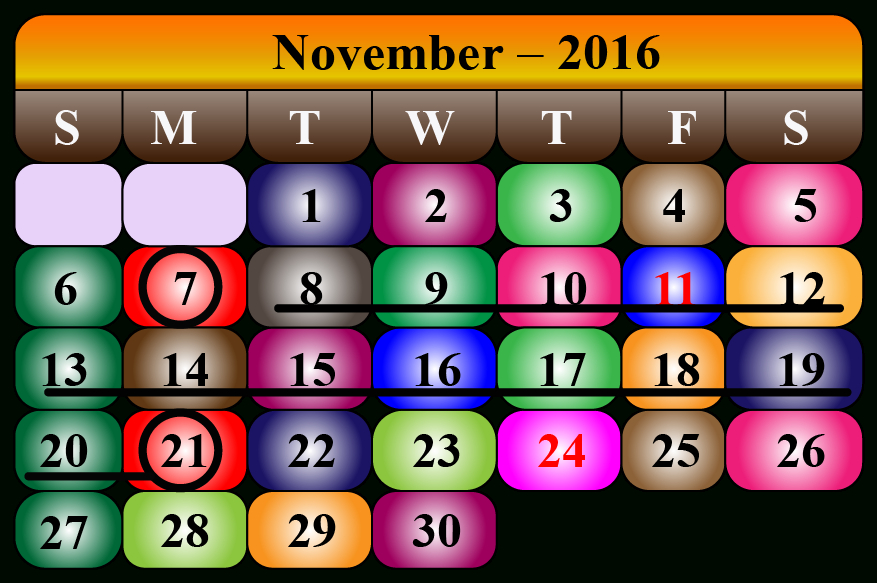 Reading A Calendar Days Of Week Solved Examples Cuemath