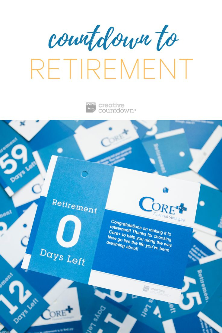 Retirement Countdown Calendar In 2020 Countdown Calendar