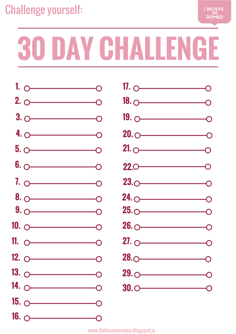 Search Results For Blank 30 Day Calendar Calendar 2015 30 Day Challenge Challenges 30 Day