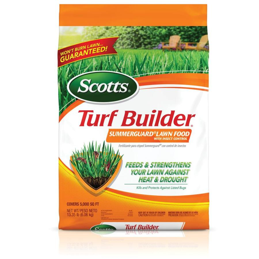 shop scotts 5000 sq ft turf builder with summerguard