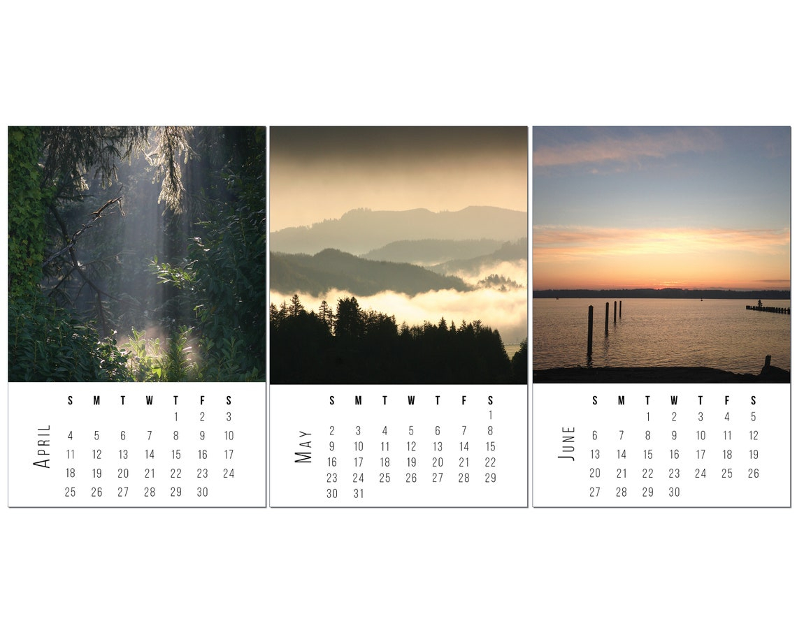 sunrise sunset mini desk calendar for 2021 printable 1