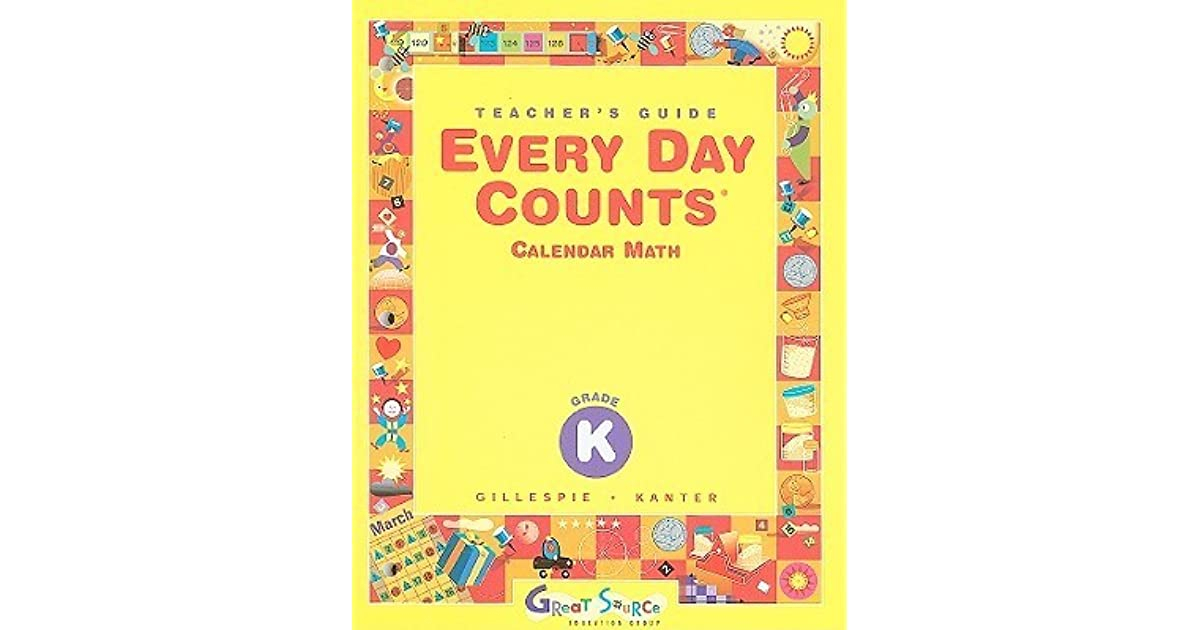 teachers guide every day counts calendar math grade 4 1
