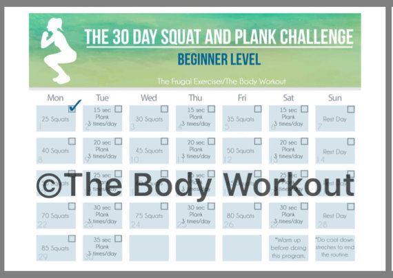 The 30 Day Squat Challenge For Beginners
