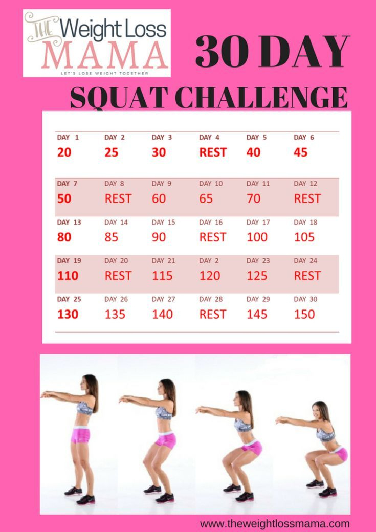 The Best 30 Day Squats Challenge With A Free Printable