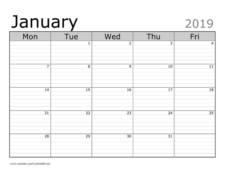 Universal Free Lined Calendar Templates Printable In 2020