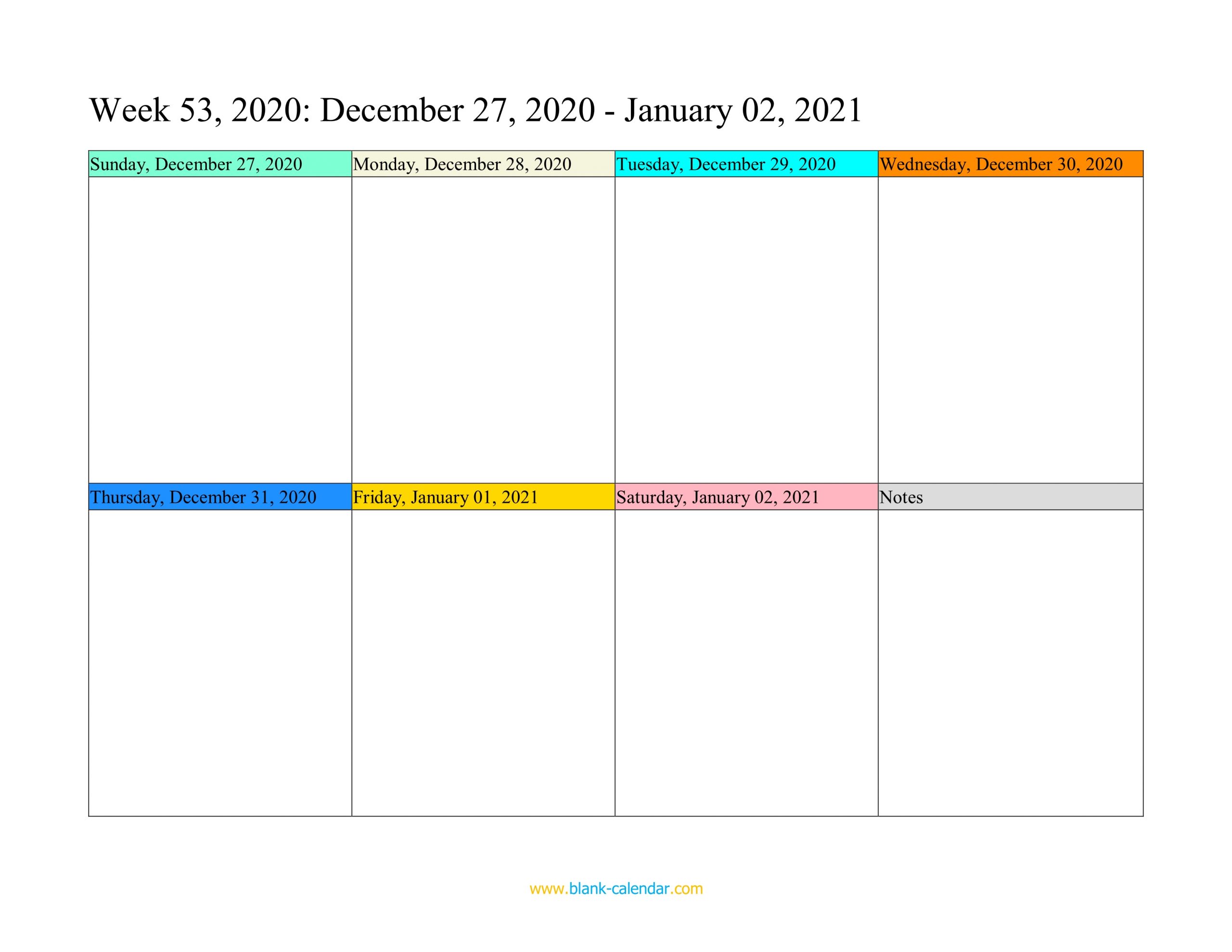weekly calendar 2021 word excel pdf 1