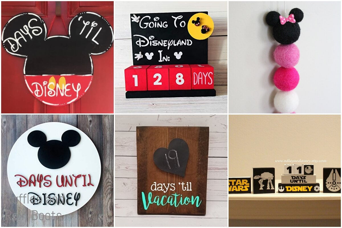 wow these disney vacation countdown ideas are so fun