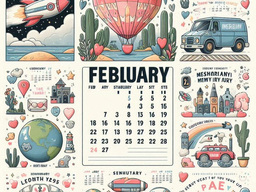Sample Free Printable Calendar February 2025- Key Dates and Events