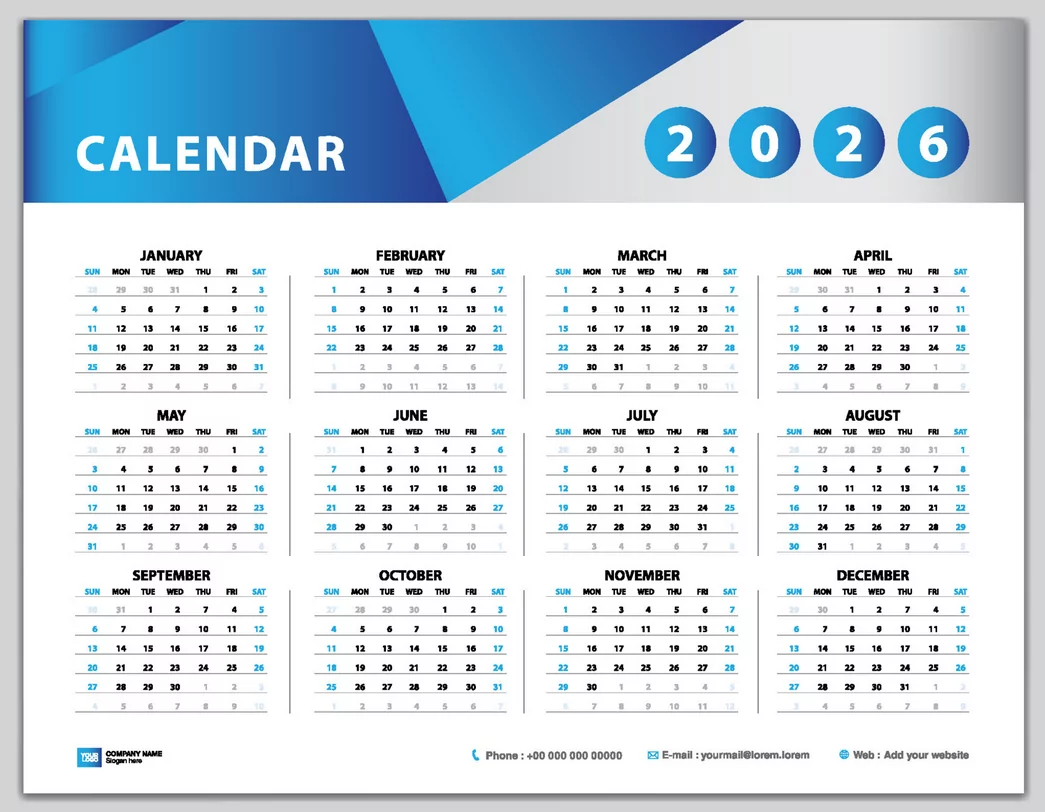desk calendar 2026 stand alone format compatible