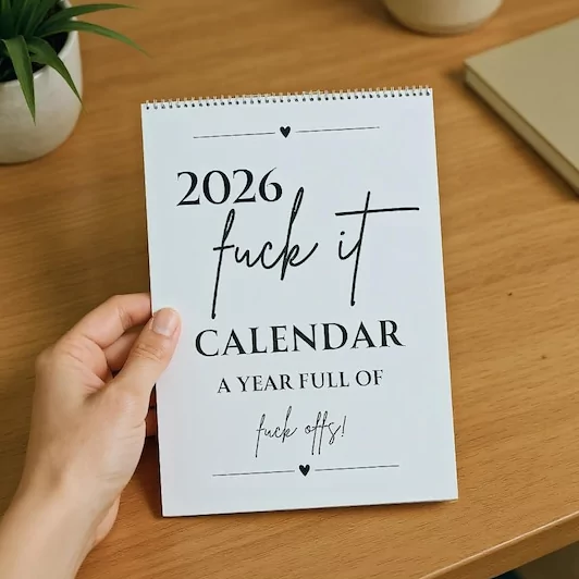 diy spiral bound office calendar 2026