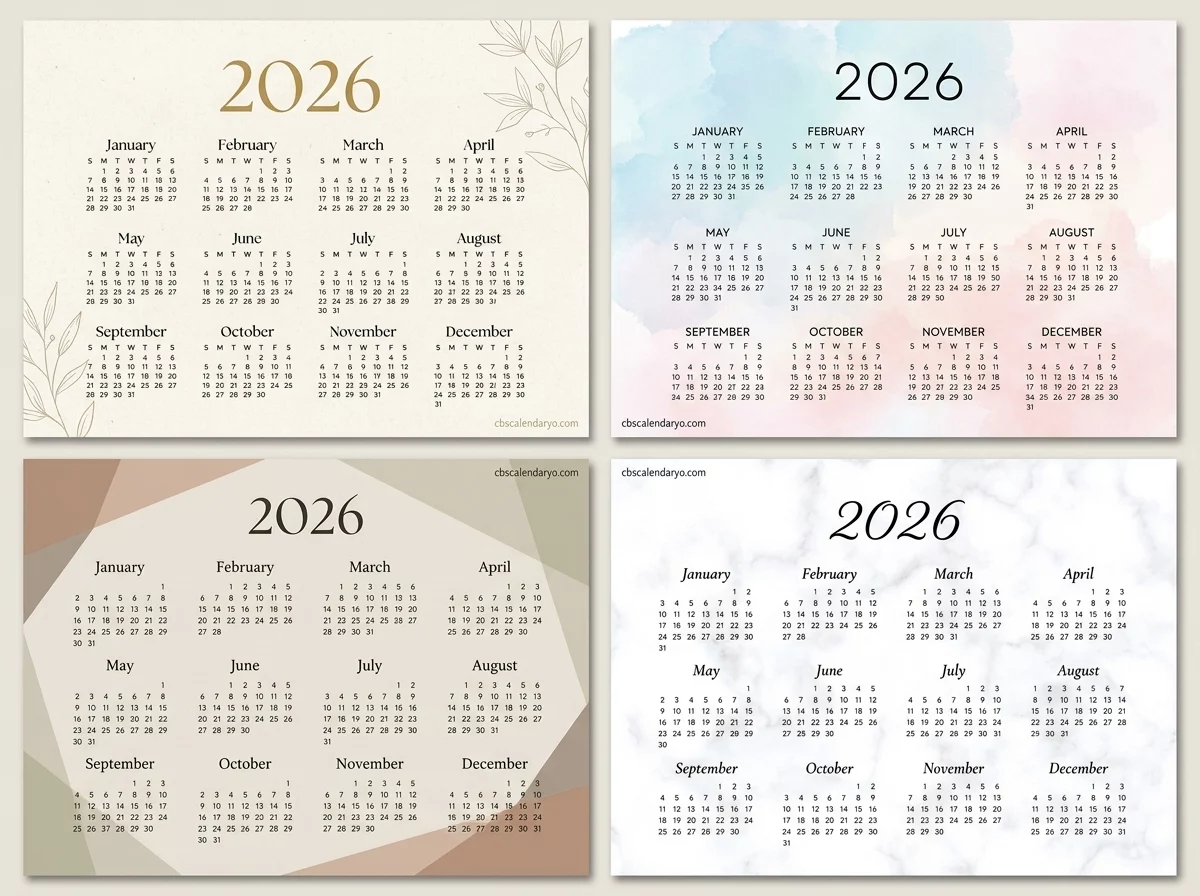 2026 printable holiday calendar planner