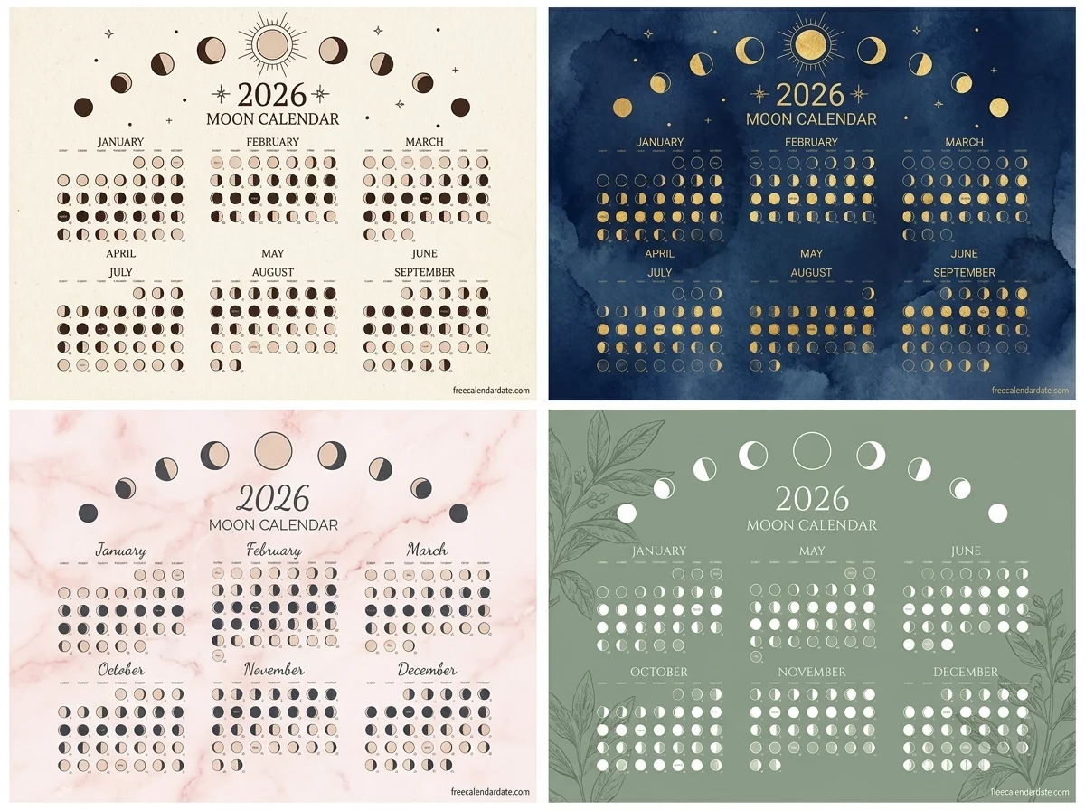 lunar calendar 2026 full moon dates astrology guide